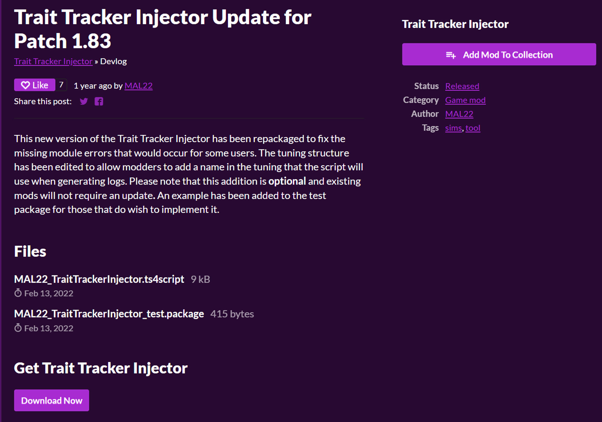 MAL22 特征注入器