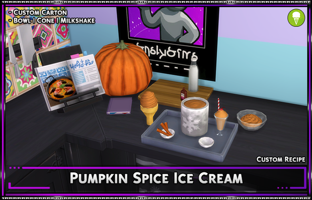 南瓜香料冰淇淋