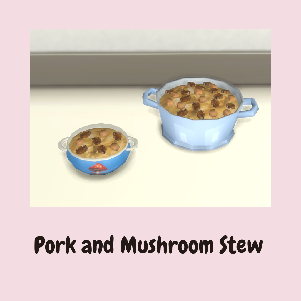 蘑菇炖猪肉