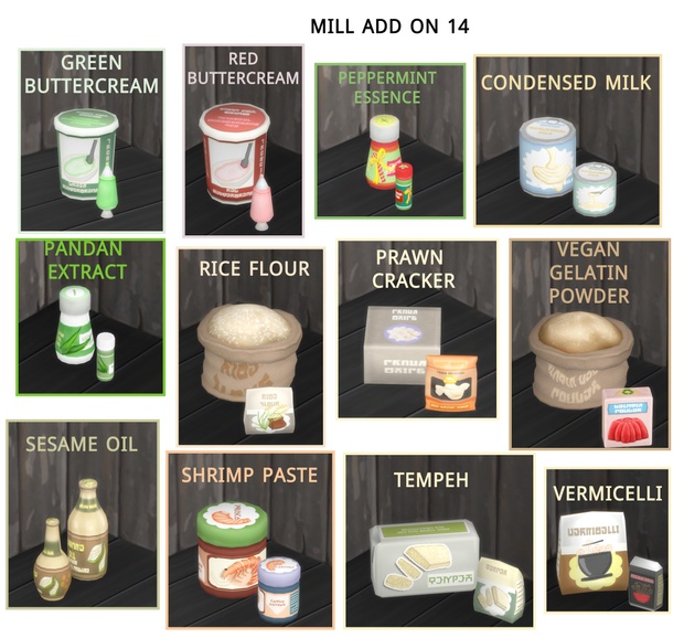 磨坊产品14 - 加工食材