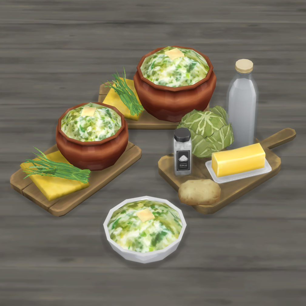 爱尔兰马铃薯卷心菜泥