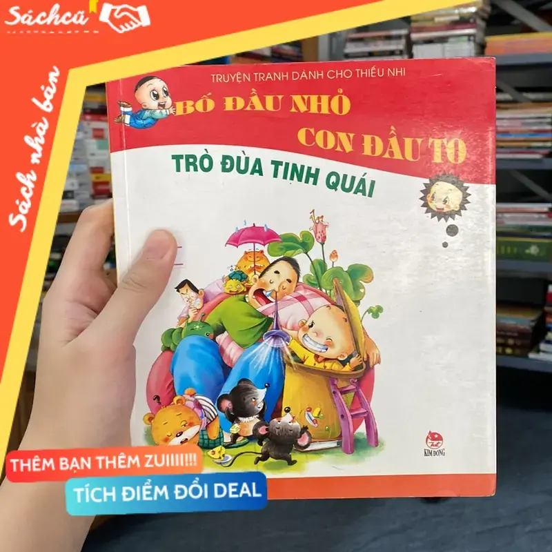 Trò đùa tinh quái -Bố đầu nhỏ con đầu to
