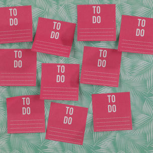 Red To Do Sticky Notes