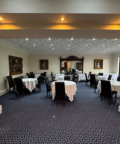 Internal view of dining room of dalston hall using a 3d scanner