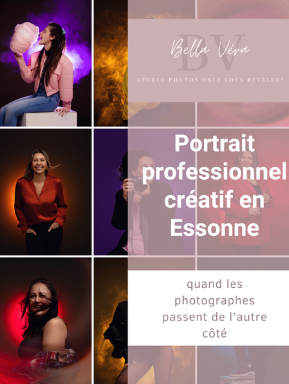 Portrait professionnel créatif en Essonne : quand les photographes passent de l’autre côté
