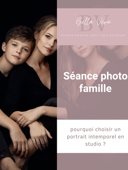 Séance photo famille : pourquoi choisir un portrait intemporel en studio ?