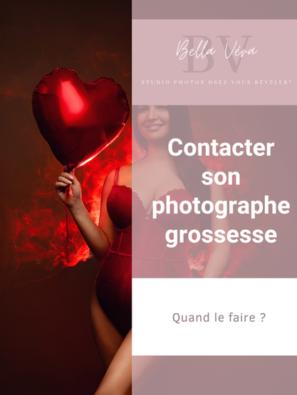 Contacter son photographe grossesse : quand réserver sa séance ?