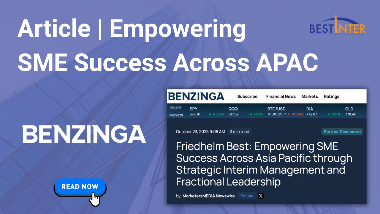 Thumbnail about an article of Friedhelm Best, Cross-Border Interim Executive in BENZINGER