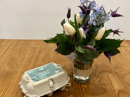 Bath Eggs & Jam Jar Posy