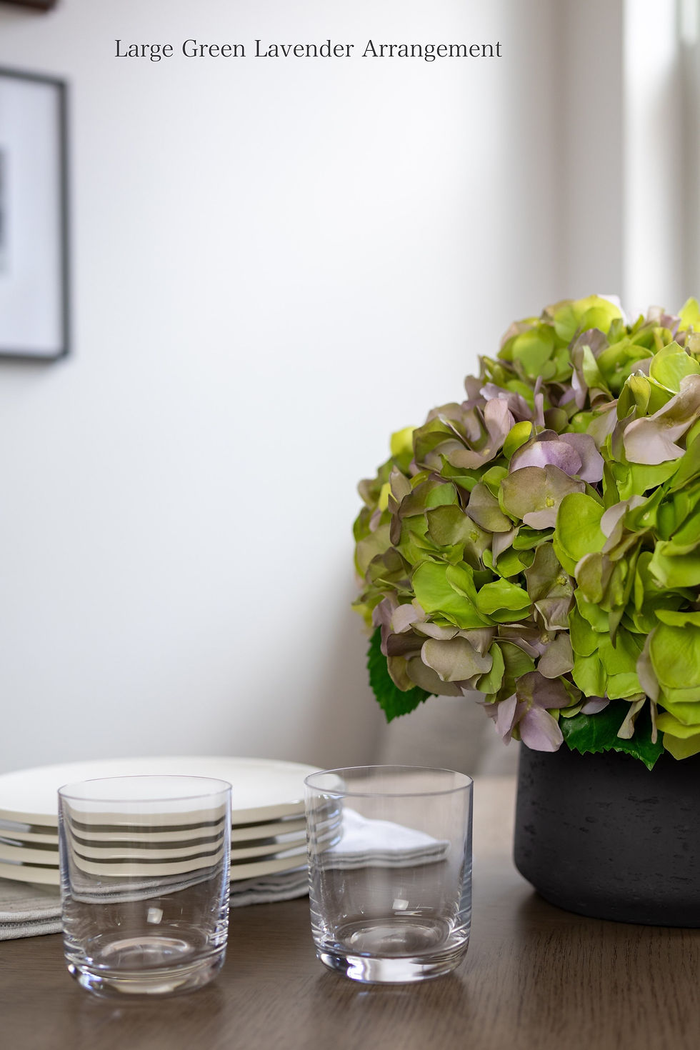Thumbnail: Heidi Hydrangea Arrangement (stone vase)