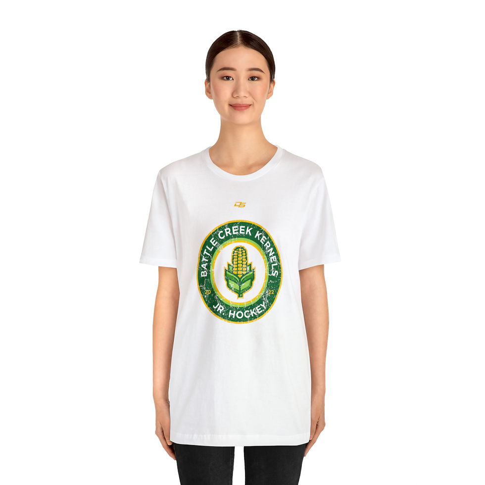 Thumbnail: Kernels Circle Distressed Cotton Crew Tee