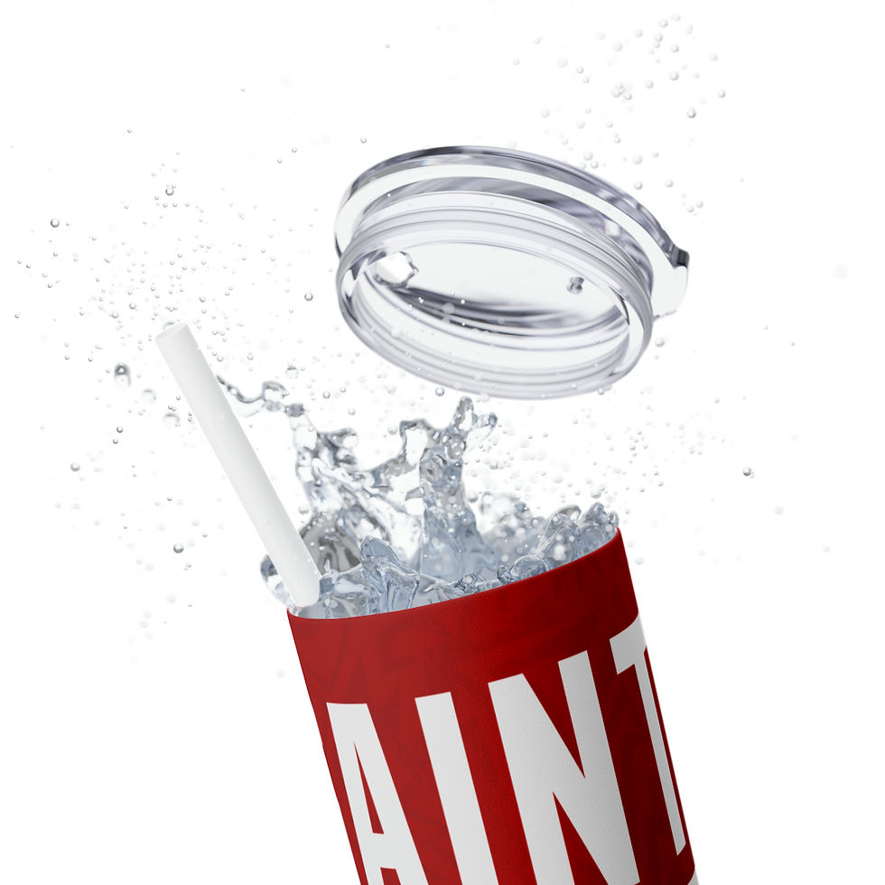 Thumbnail: Skinny Tumbler with Straw, 20oz