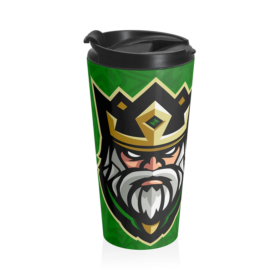 Thumbnail: King of the Road Stainless Steel Travel Mug 