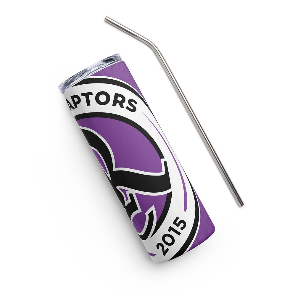 Thumbnail: Raptors 20 oz Stainless steel tumbler