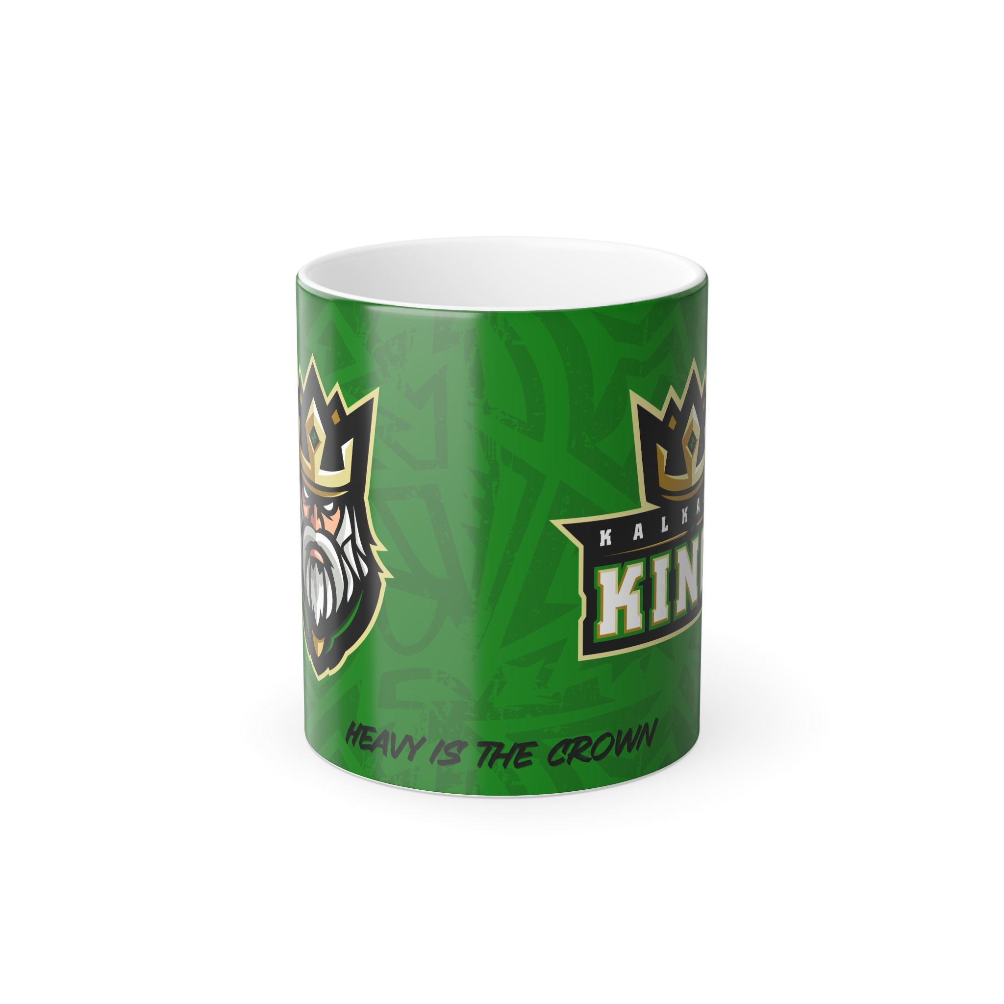 Color-Changing King Logo Mug — 11oz Morphing Coffee Cup ("Heavy Is The Crown")