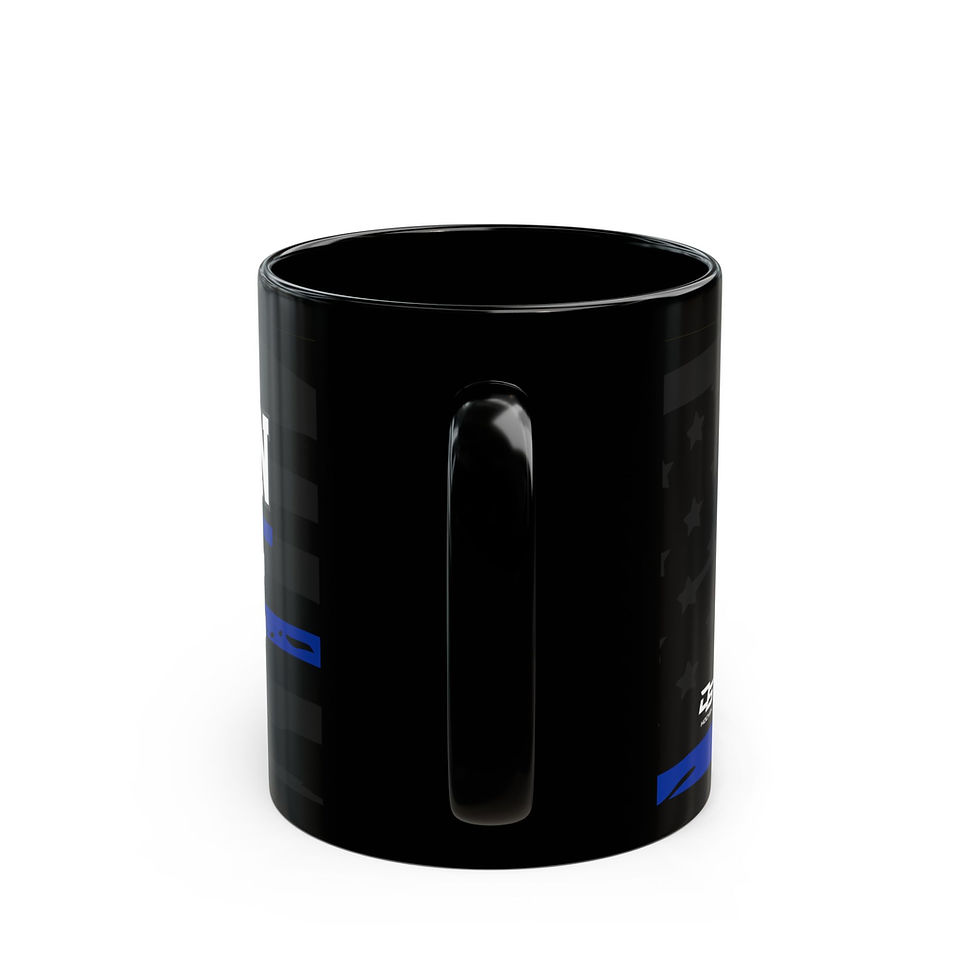 Thumbnail: Warren Police Black Mug - 11oz | Perfect Gift for Law Enforcement Supporters