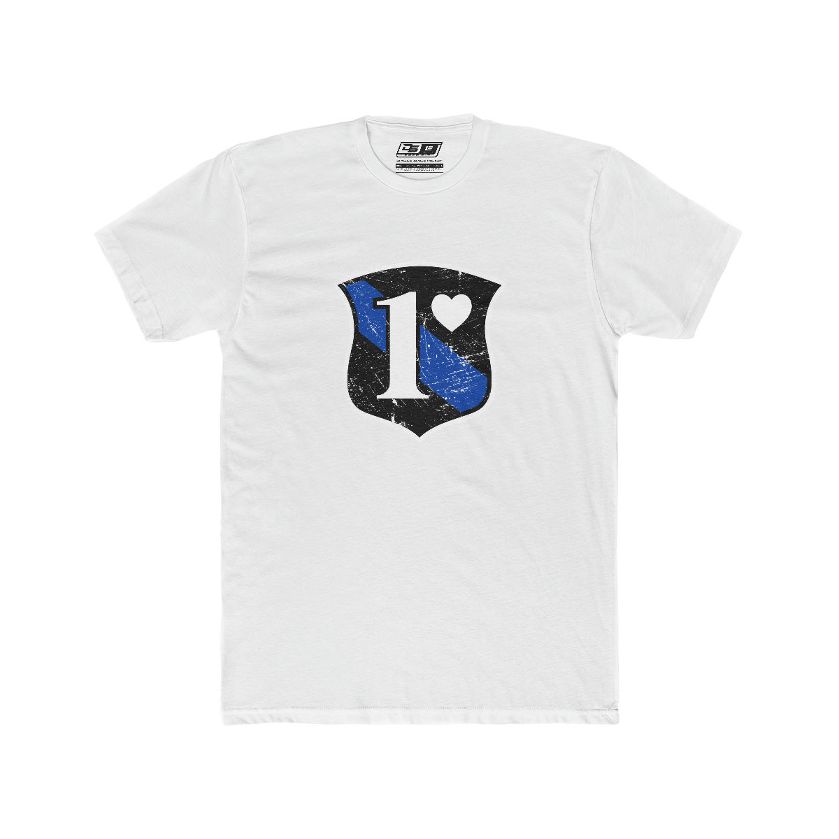 1 Heart - Cotton Crew Tee