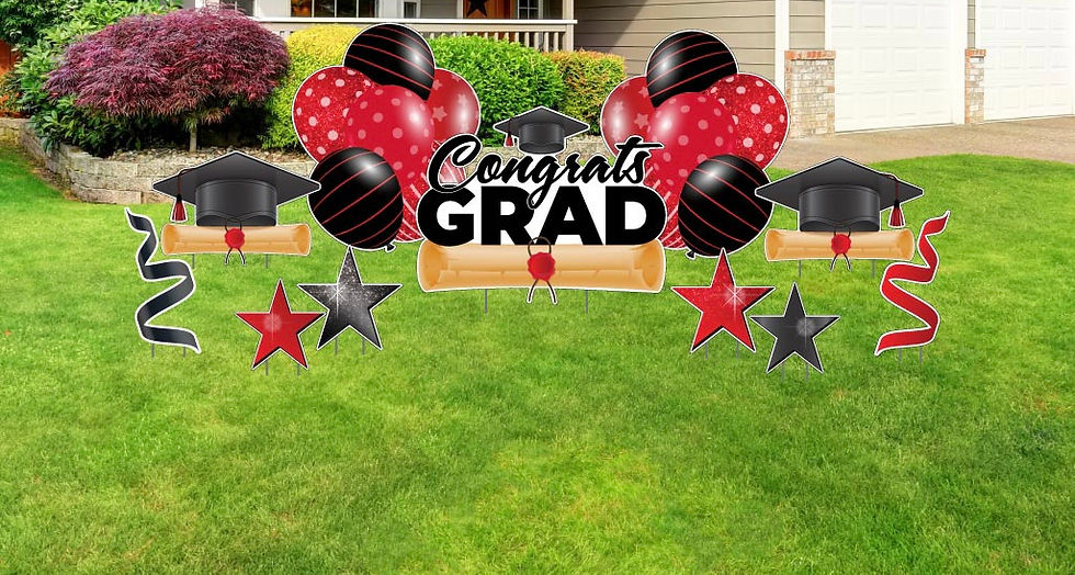 Thumbnail: Graduation add ons with yard sign