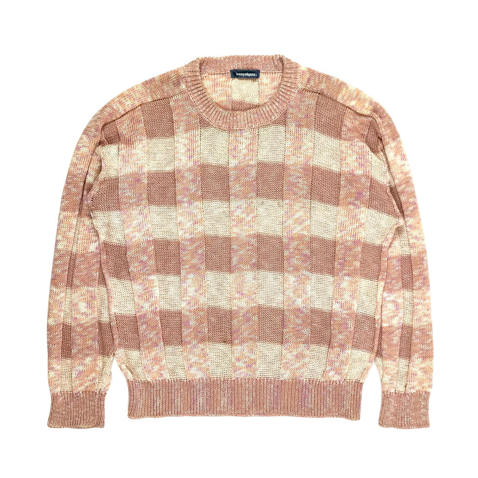Issey Miyake 80s striped knit