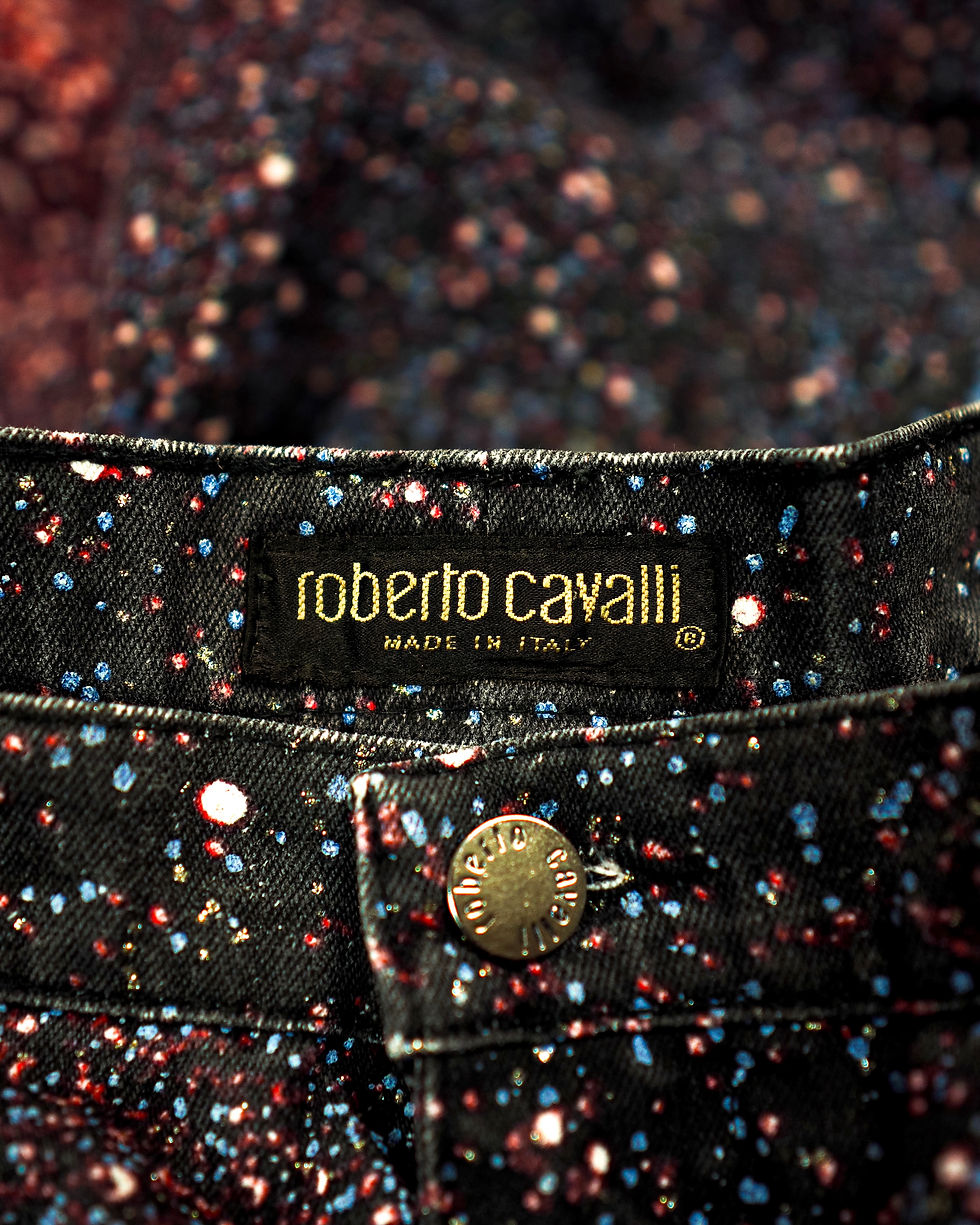 Thumbnail: ROBERTO CAVALLI GALAXY PRINT JEANS