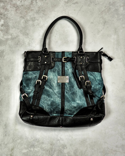 TORNADO MART RESIN-COATED LEATHER CROSSBODY BAG | Barhaine Archive