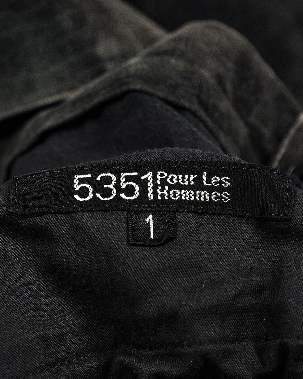 Thumbnail: 5351 POUR LES HOMMES CROCODILE PRINT FLARED PANTS
