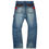 Thumbnail: 291295 Homme banana-cut denim cargo pants