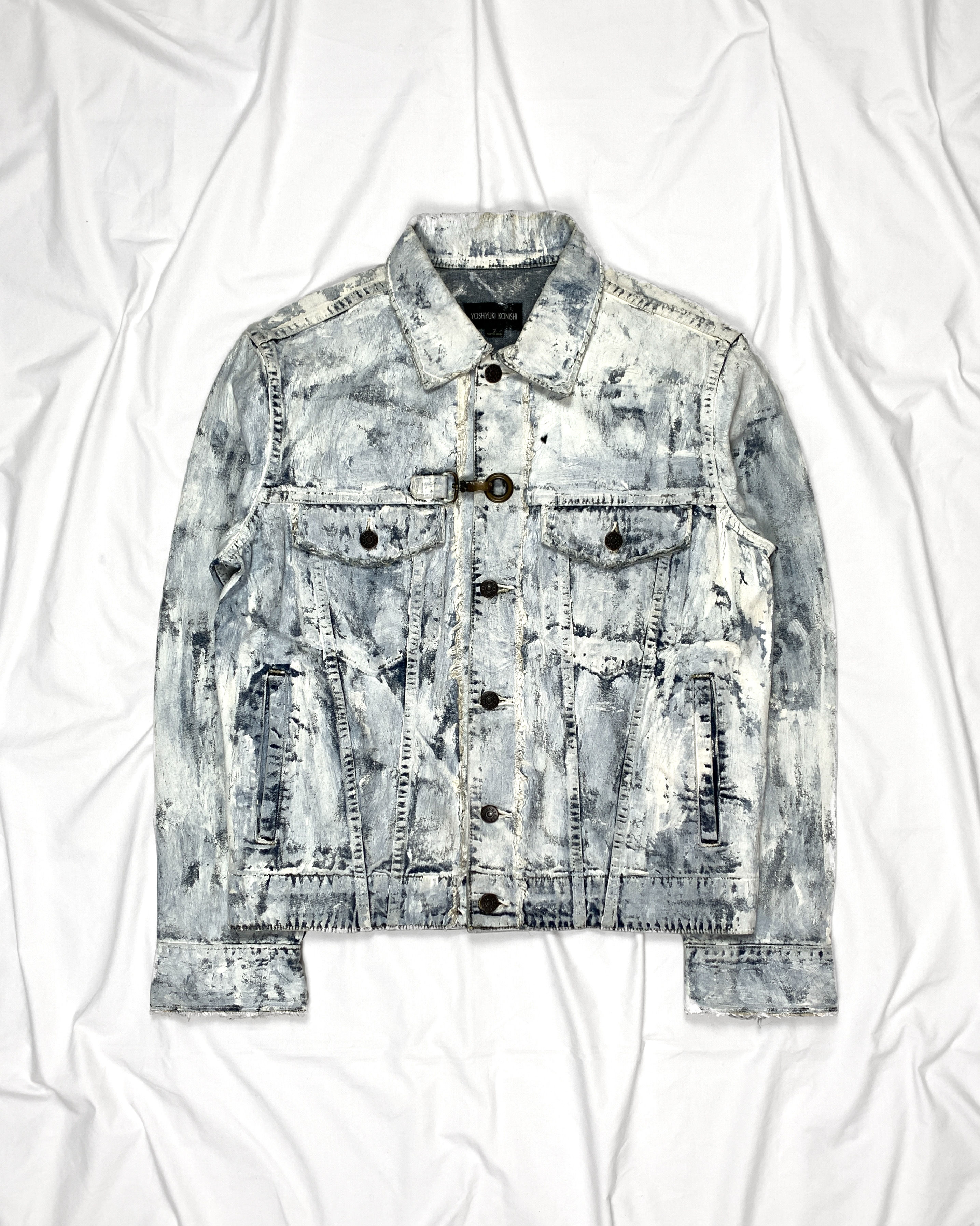 YOSHIYUKI KONISHI PAINTED DENIM JACKET