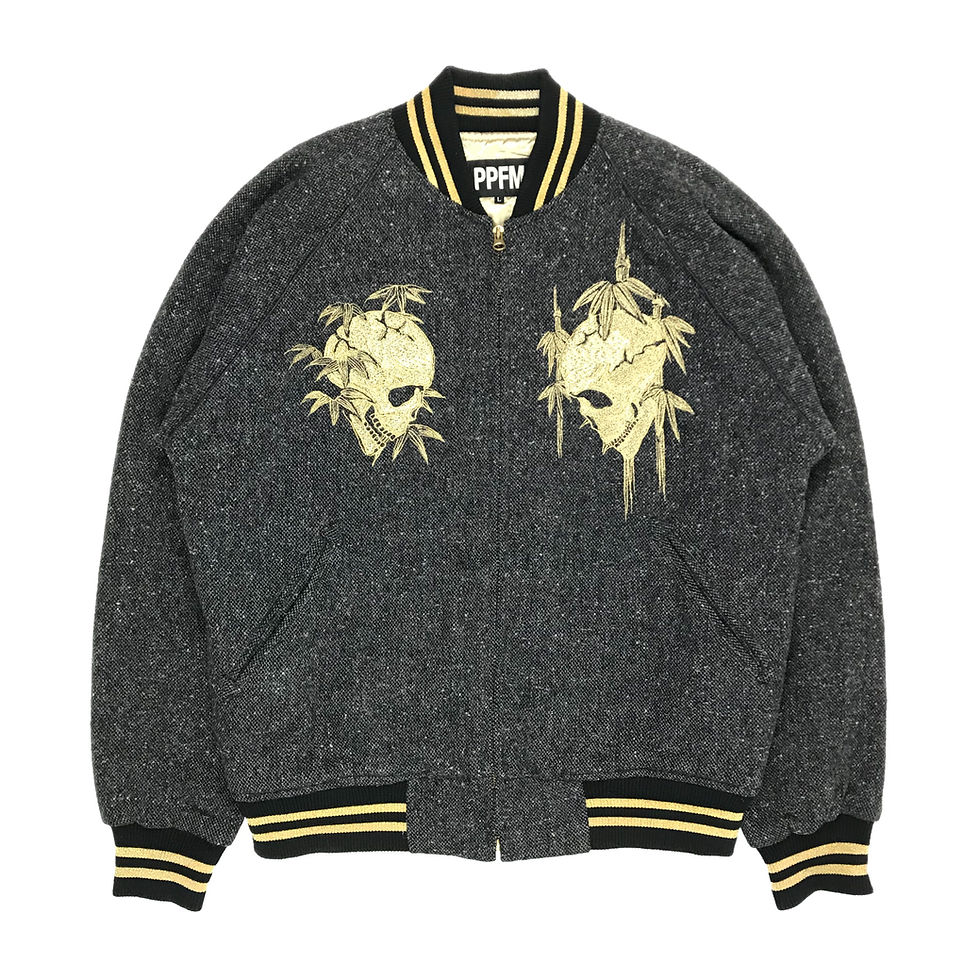 PPFM Rest In Peace varsity jacket