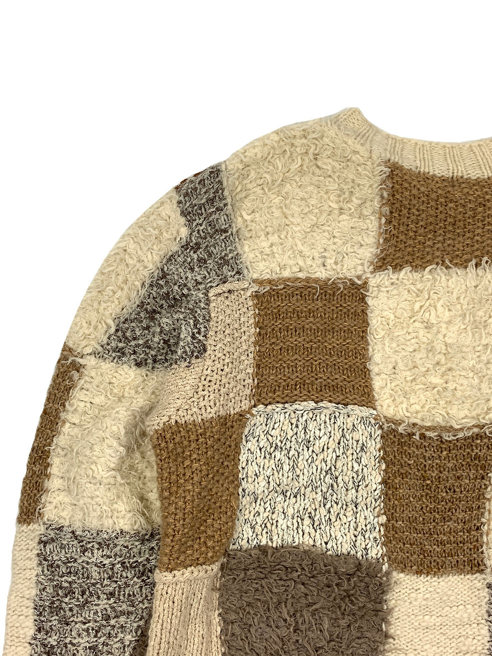 Thumbnail: Yoshiyuki Konishi patchwork knit sweater