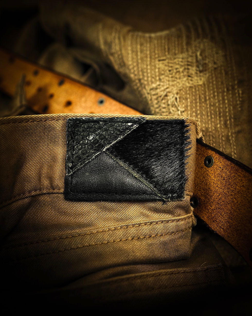 Thumbnail: FUGA DISTRESSED MUDWASH FLARED JEANS