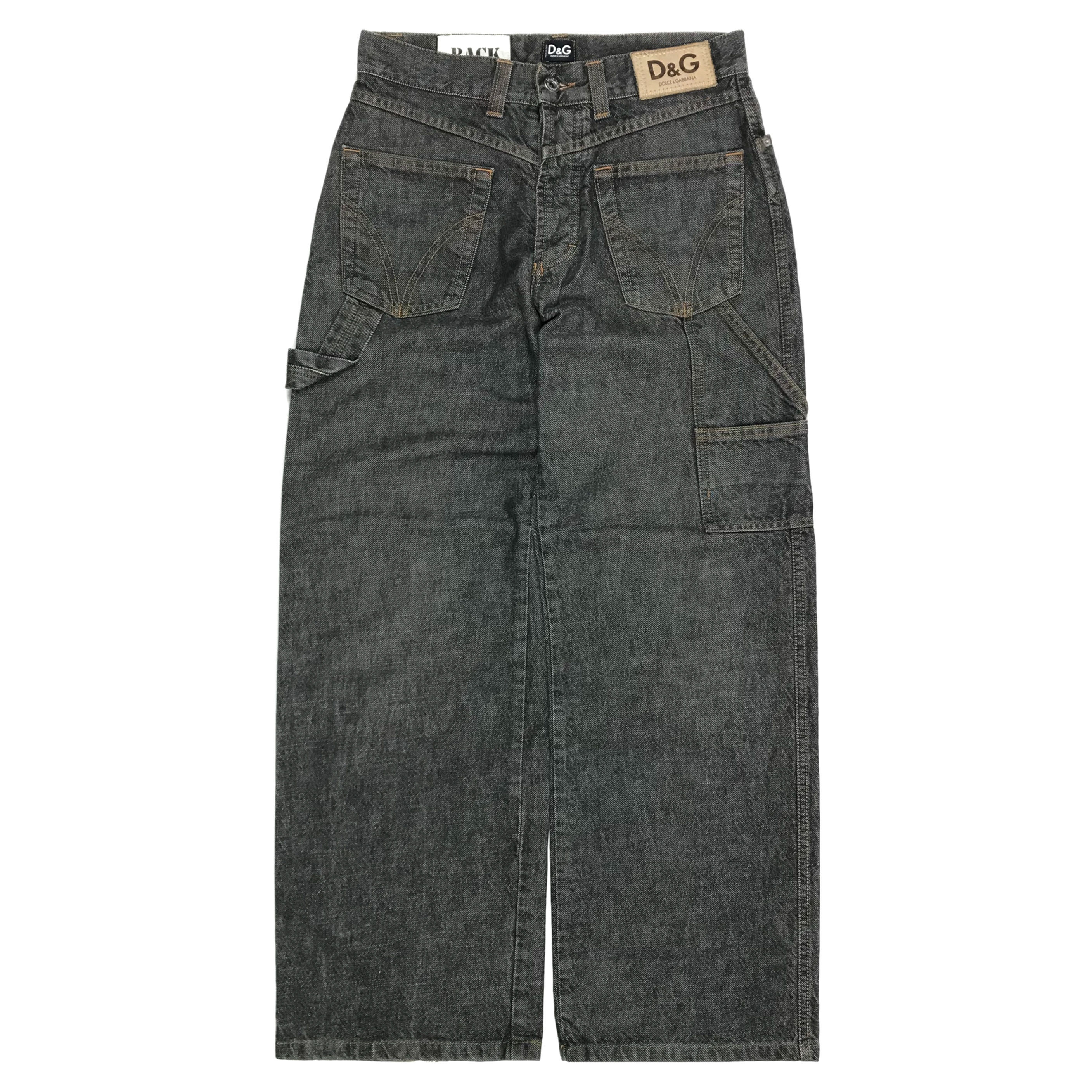 Dolce & Gabbana backwards carpenter jeans