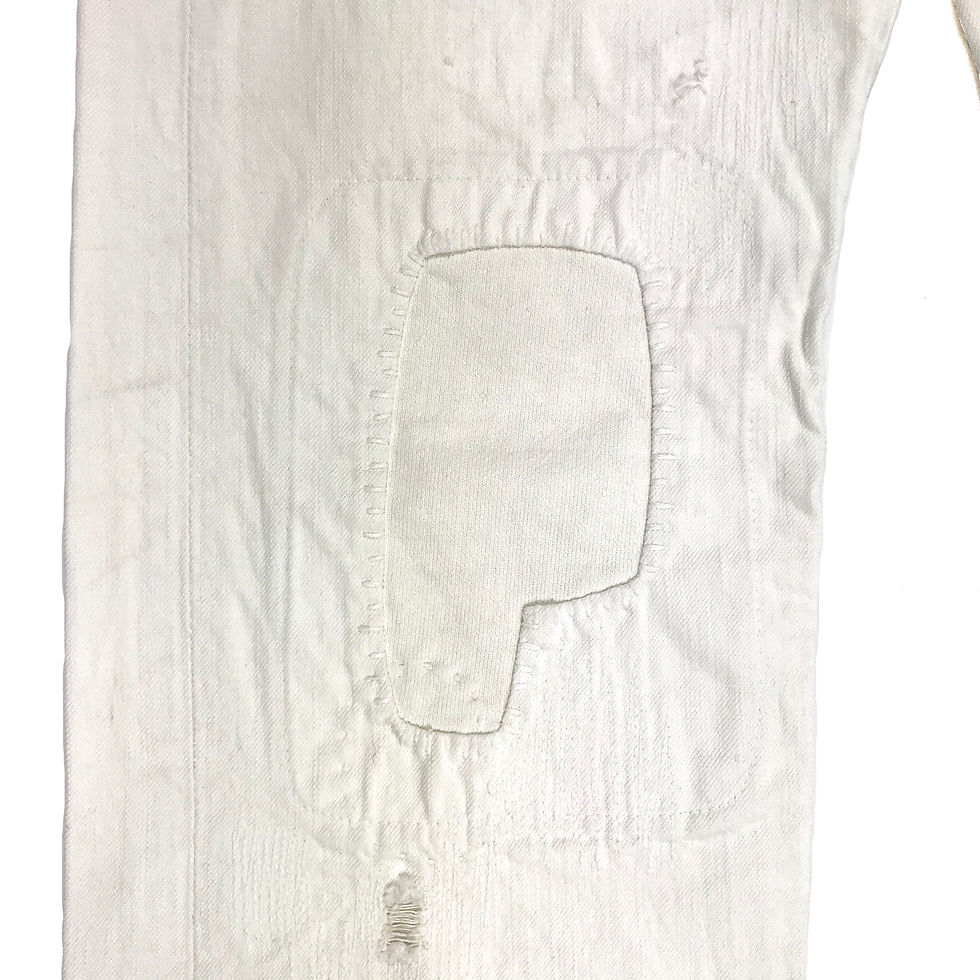 Thumbnail: Kapital boro distressed denim