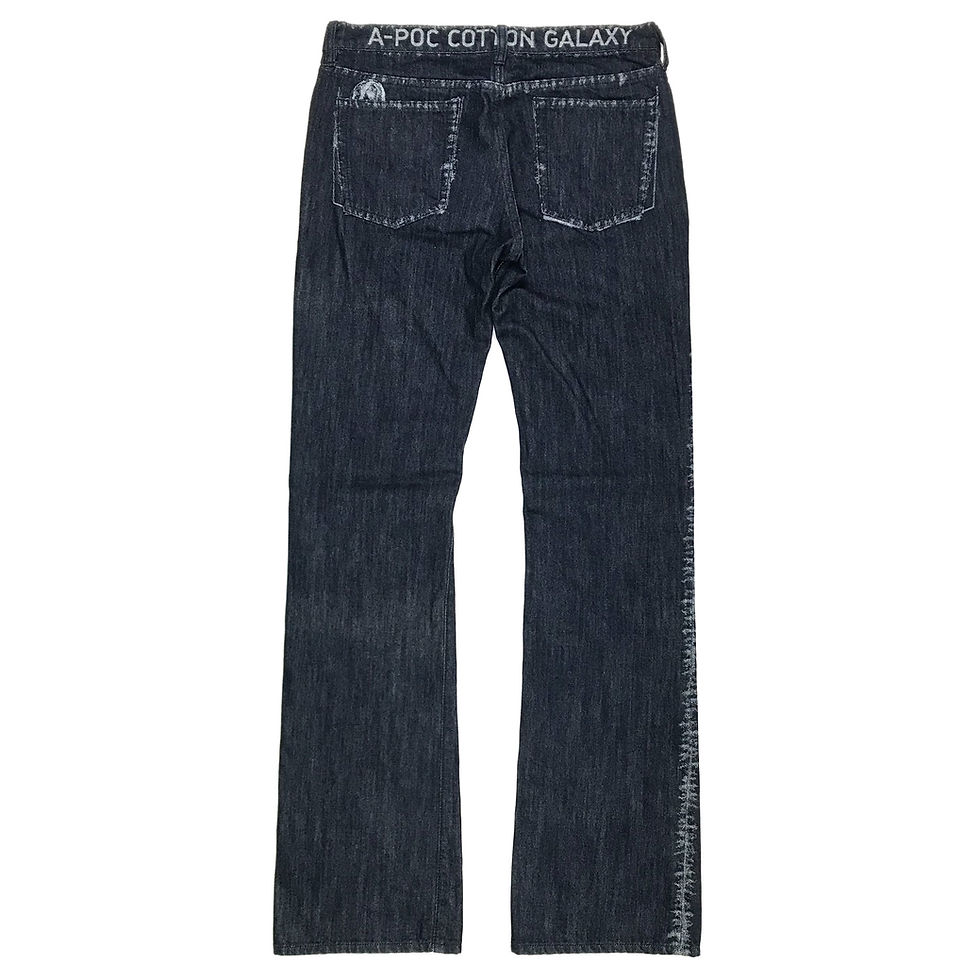 Thumbnail: Issey Miyake A-Poc SS07 woven jeans