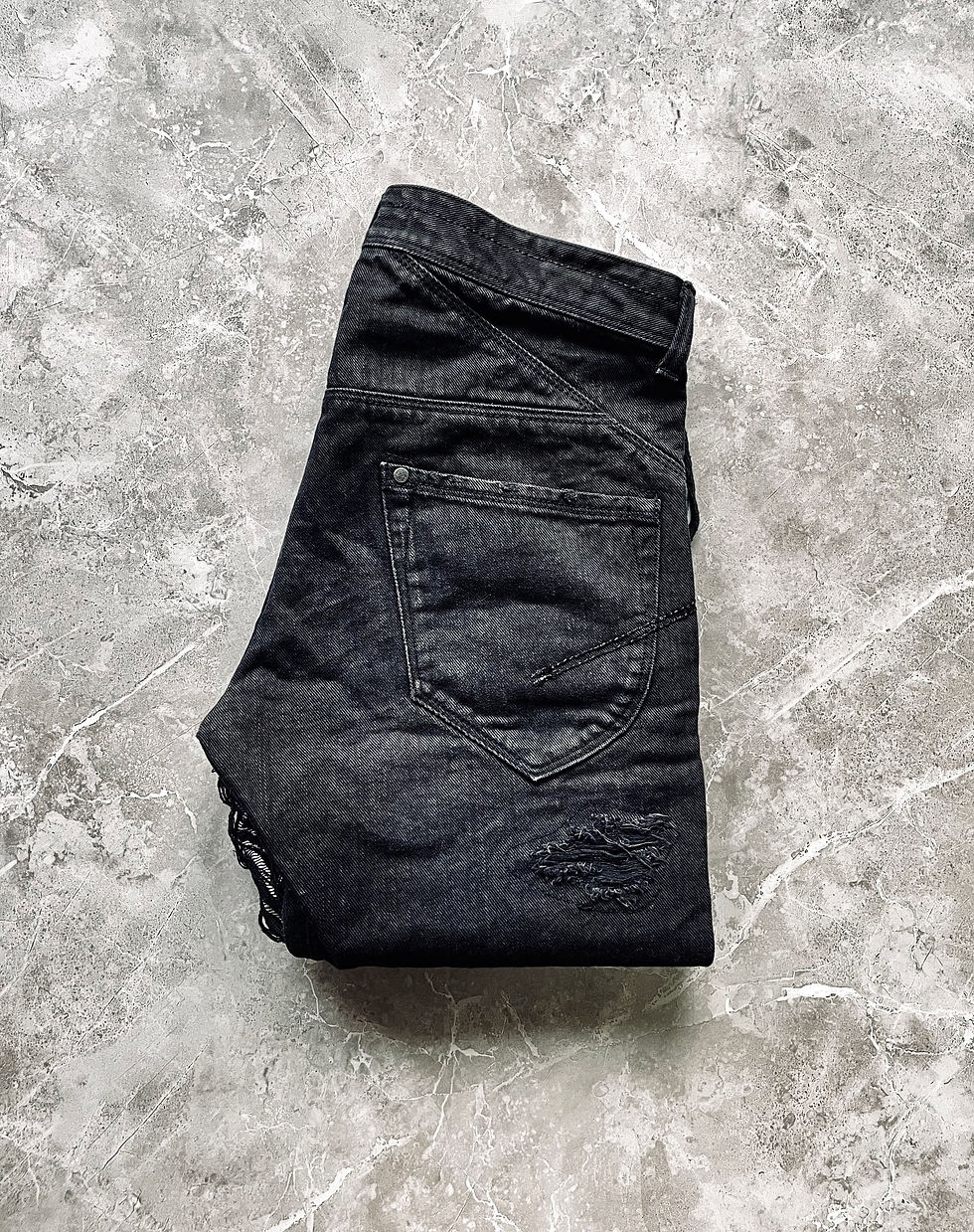 Thumbnail: LUV MAISON BOOTCUT ‘MUMMY’ DISTRESSED JEANS