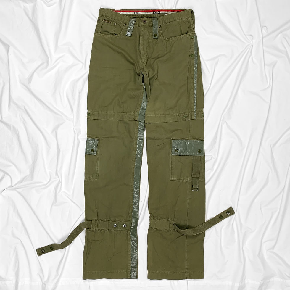 Dolce & Gabbana SS03 polyurea cargo pants