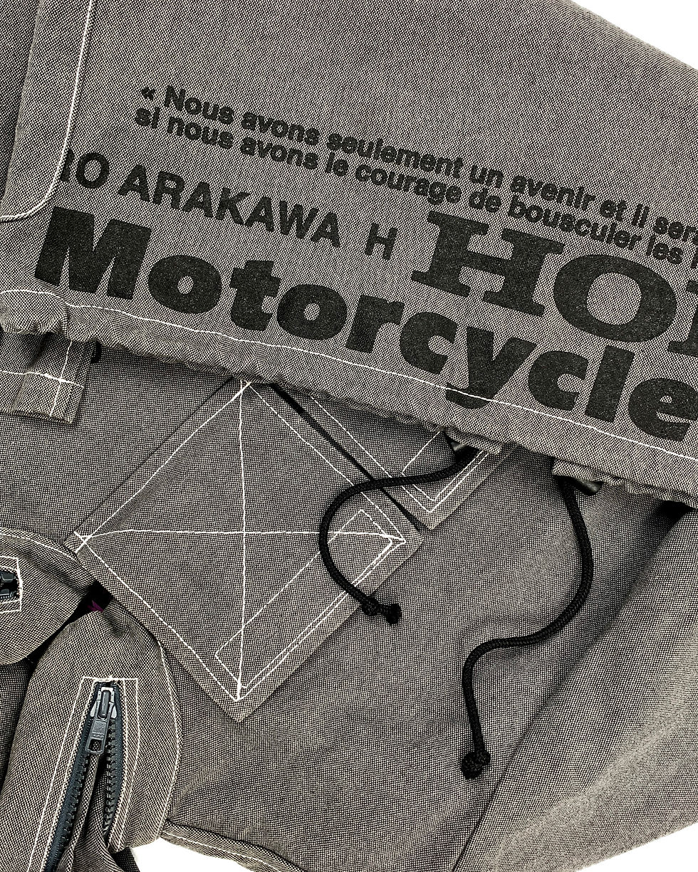 Thumbnail: Shinichiro Arakawa x Honda contrast stitch cotton-canvas jacket