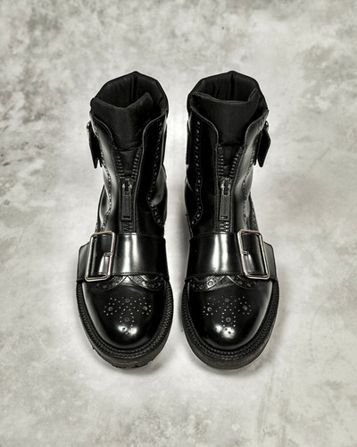 DSQUARED2 AW05 LEATHER BONDAGE STRAP BOOTS | Barhaine Archive