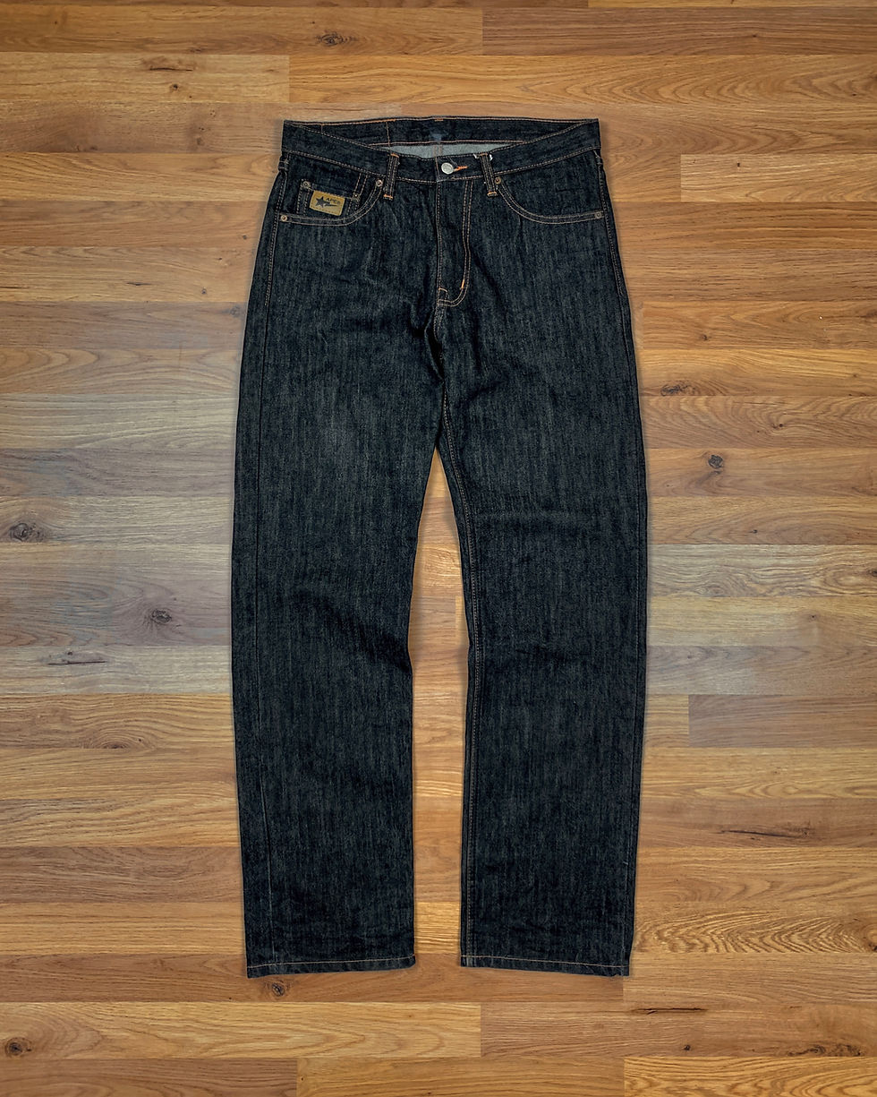 Thumbnail: Baby Milo Bapesta print jeans