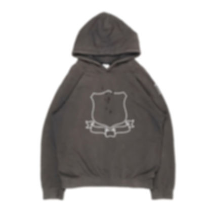 Number (N)ine AW01 shield emblem hoodie