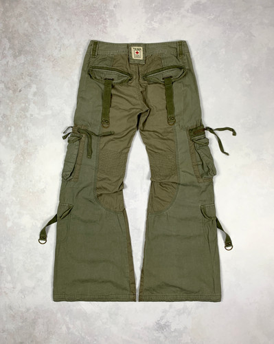COOK JEANS 90S PANELLED BONDAGE CARGO PANTS | Barhaine Archive
