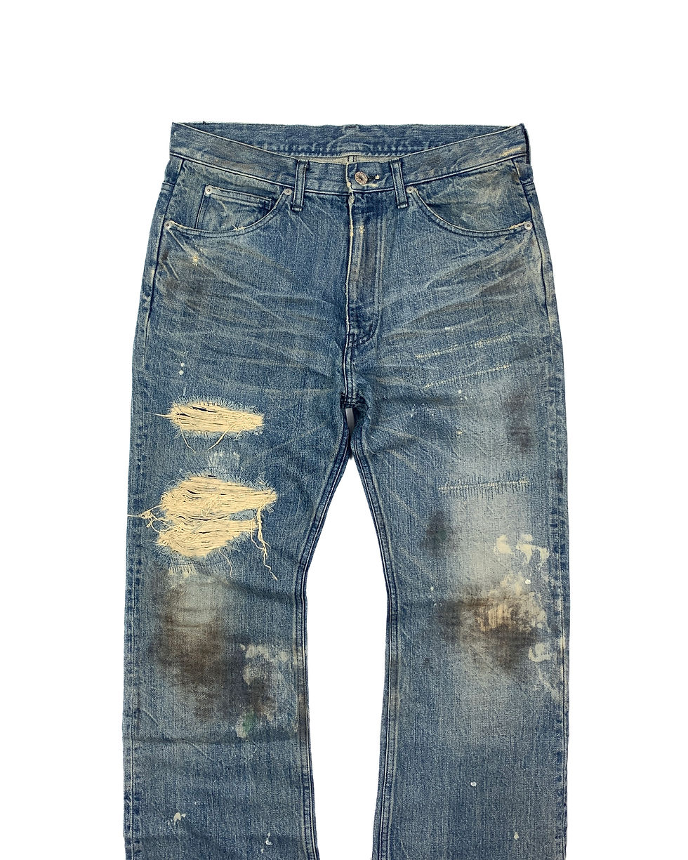 00s archive backlash long flare pants