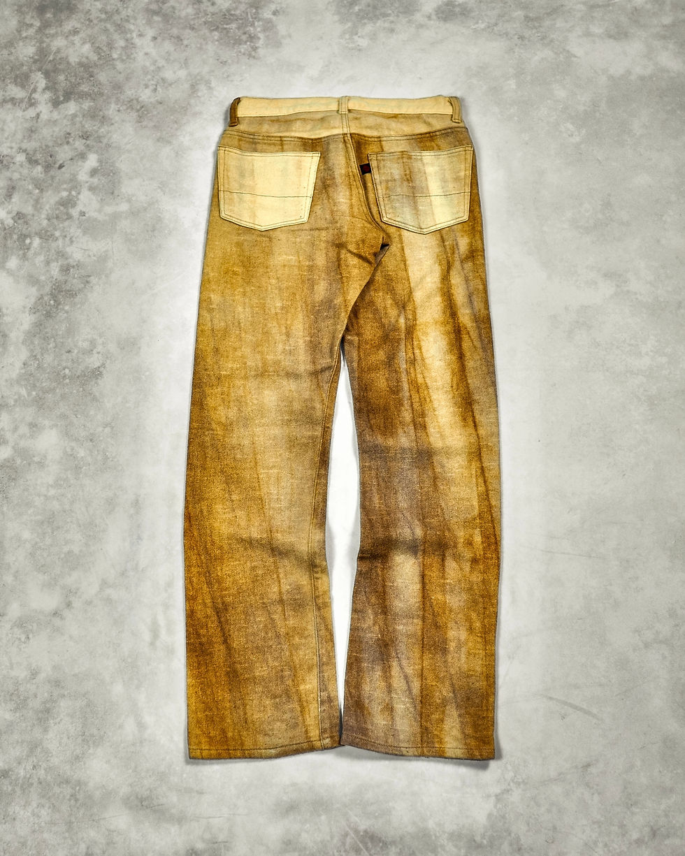 Thumbnail: 291295 HOMME BURNT WOOL BLEND PANTS