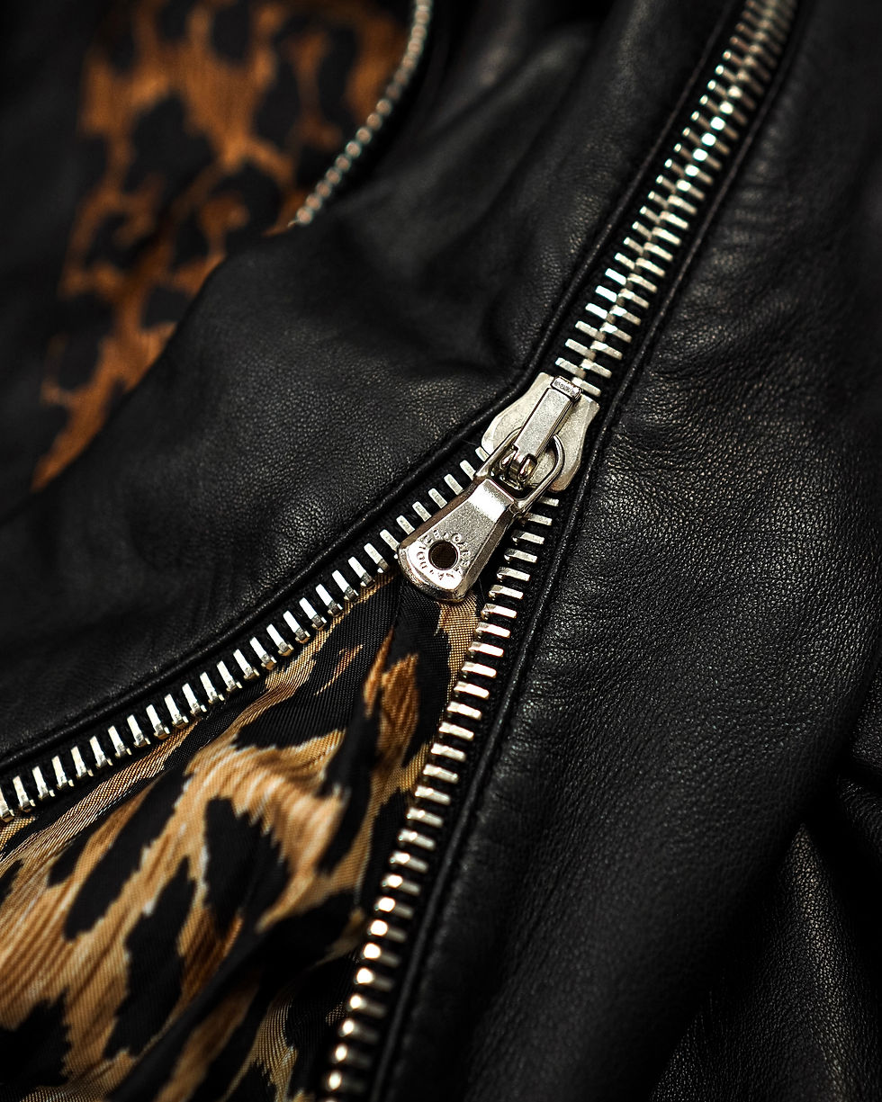 Thumbnail: DOLCE & GABBANA AW01 MULTI-ZIP LAMBSKIN LEATHER JACKET