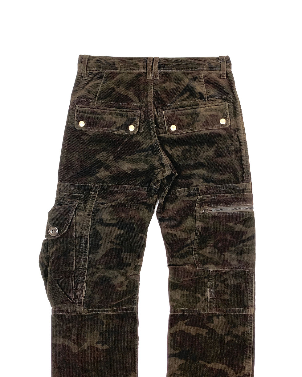 Thumbnail: Halb corduroy camo cargo pants