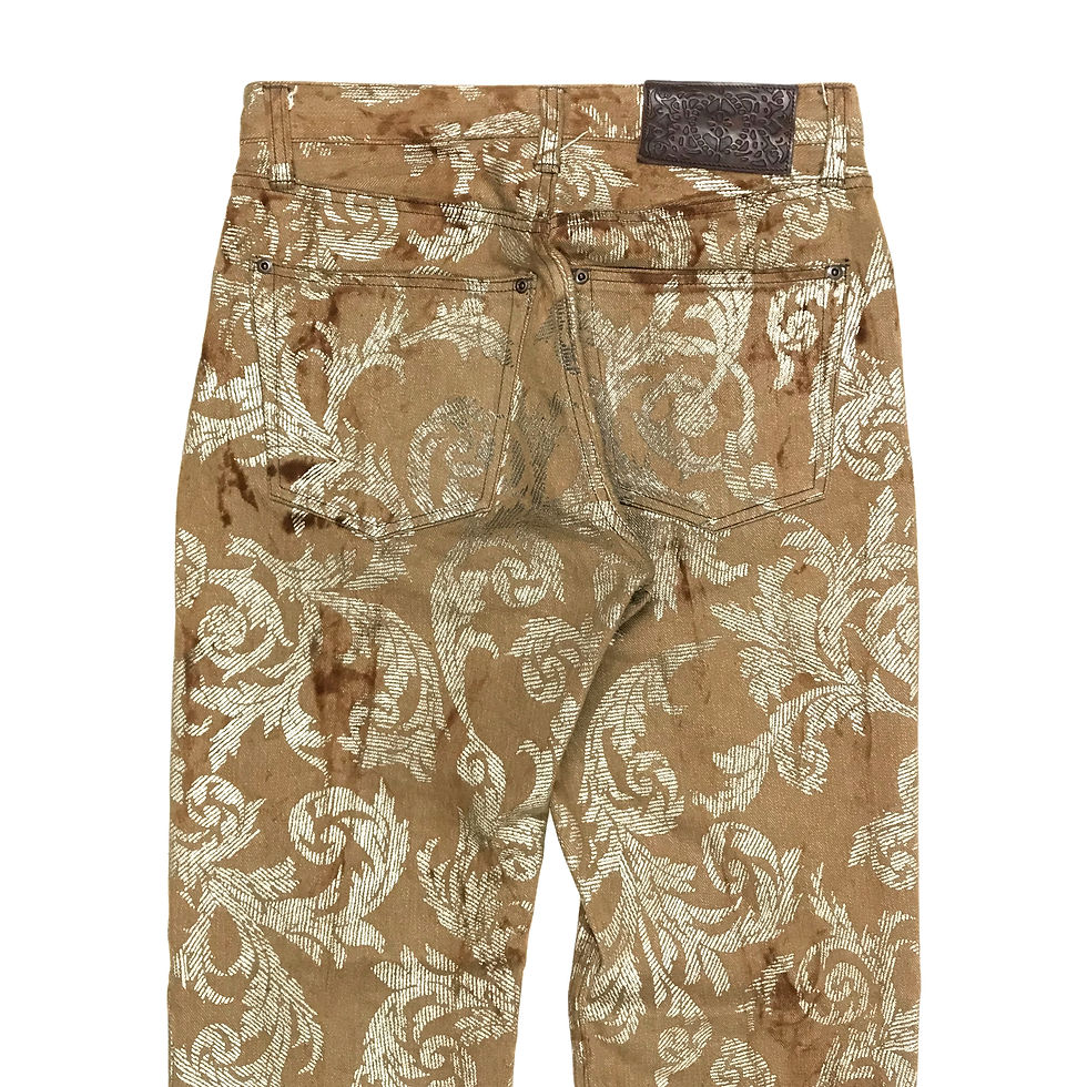Thumbnail: Yoshiyuki Konishi paisley stained jeans
