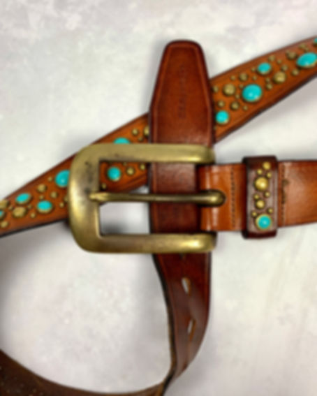 DSQUARED2 SS06 STUDDED LEATHER BELT