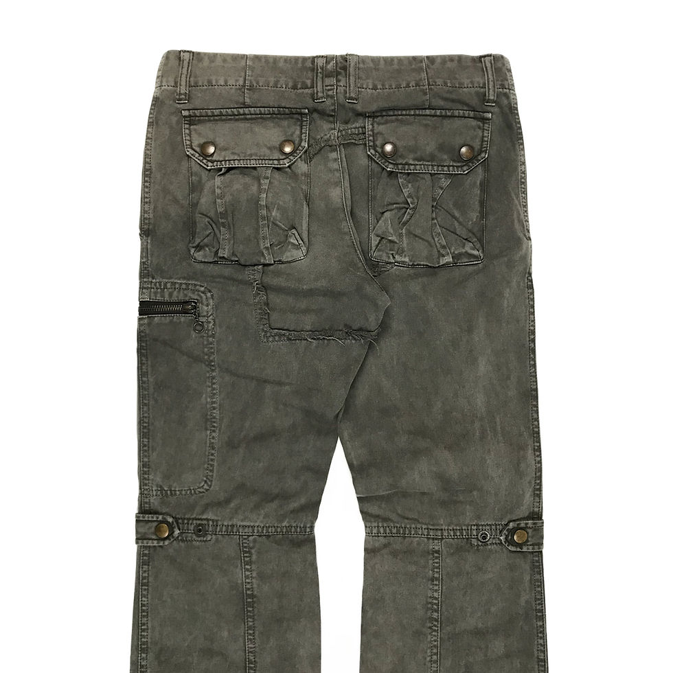 Thumbnail: Halb double knee overdyed cargo pants