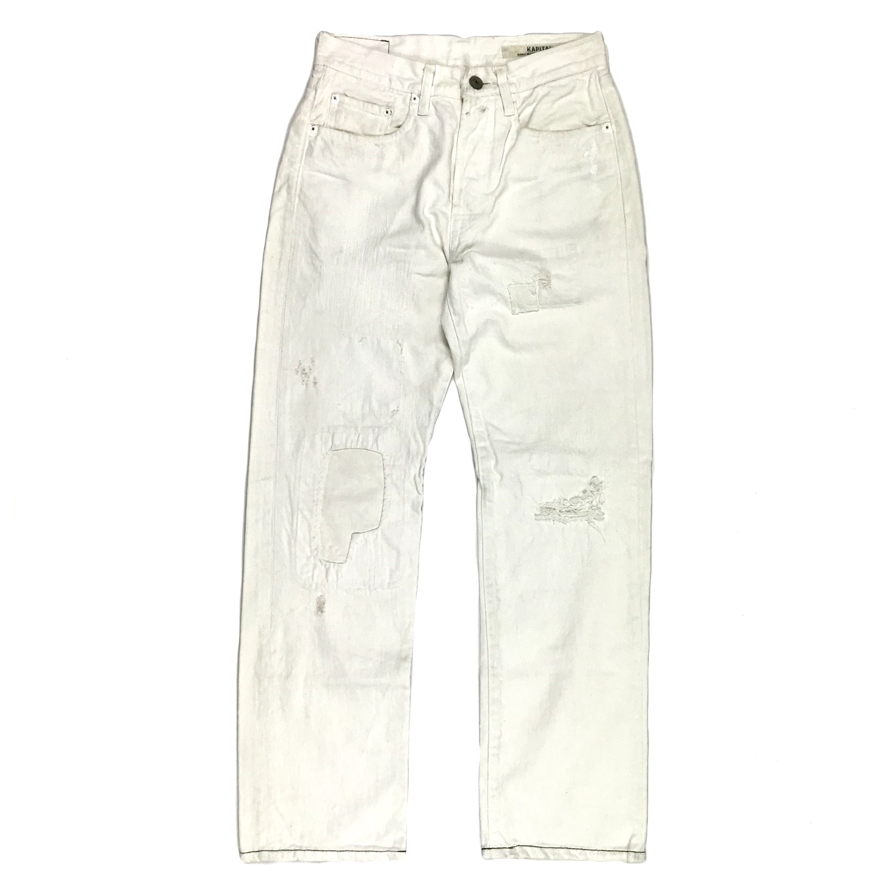 Kapital boro distressed denim