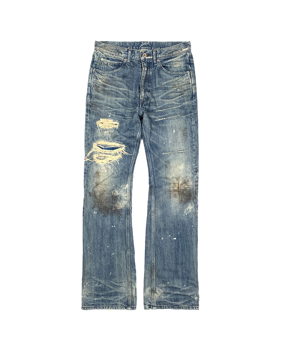 Isamu Katayama Backlash distressed jeans